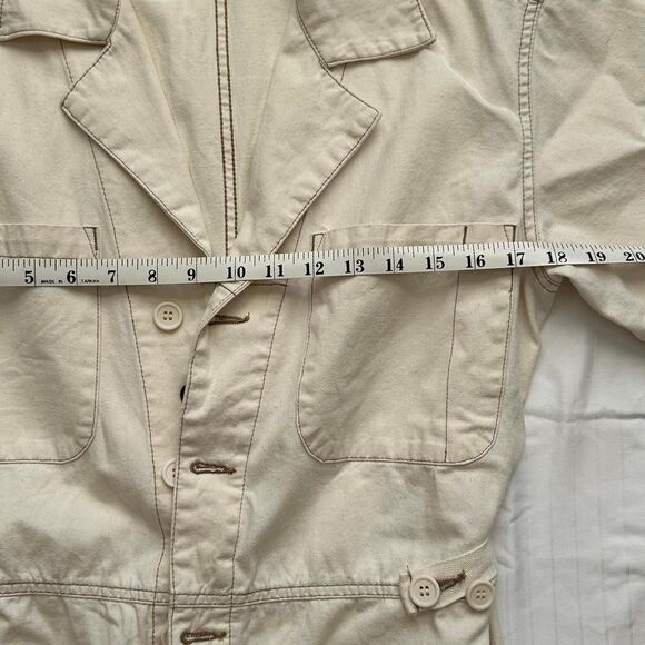 Pistola Parker Short Romper – Women’s Medium – Ecru Denim - Picture 5 of 6